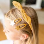 Musselin Haar-Accessoires Set – Senfgelb - Image 3