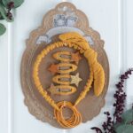 Musselin Haar-Accessoires Set – Senfgelb - Image 6