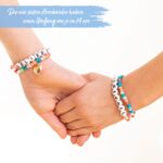 4 Perlenarmbänder – GELIEBT und WERTVOLL - Image 3