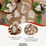 Holzspielset mit Faden Weihnachten - Image 2