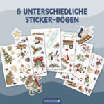 Fensteraufkleber Wintertiere - Image 3