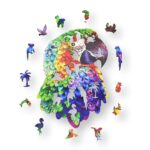 Aniwood Puzzle Motiv Papagei (M) - Image 2