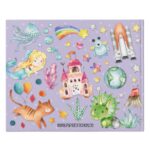Freundebuch - Meine Schulfreunde - Design 1 - lila Cover - Image 2