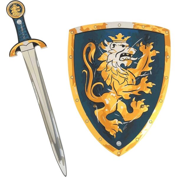 Liontouch® Edler Ritter Spielzeugschwert & Schild, Blau
