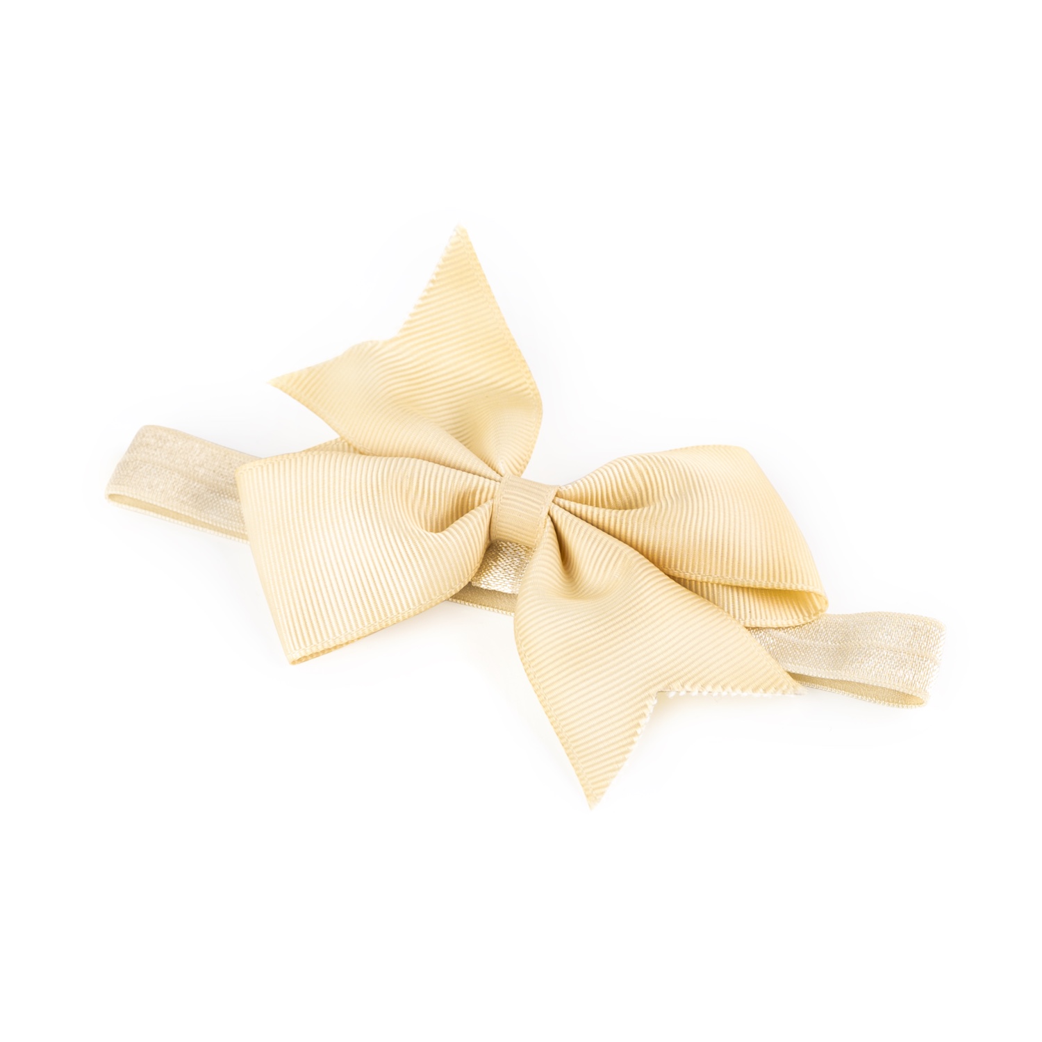 Busy Lizzie - Haarband - Schleife - Creme